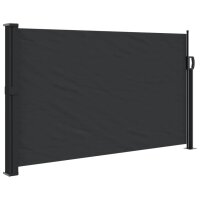 vidaXL Seitenmarkise Ausziehbar Schwarz 120x300 cm