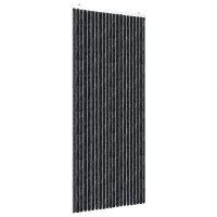 vidaXL Fliegenvorhang Anthrazit 100x230 cm Chenille