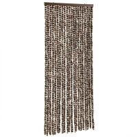 vidaXL Fliegenvorhang Braun und Weiß 100x230 cm...