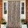 vidaXL Fliegenvorhang Braun und Weiß 100x230 cm Chenille