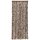 vidaXL Fliegenvorhang Braun und Weiß 100x230 cm Chenille