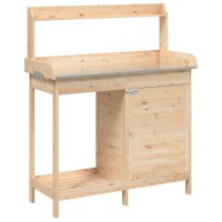 vidaXL Pflanztisch mit Schrank 110,5x45x124,5 cm...