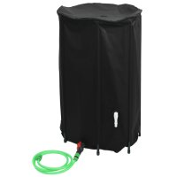 vidaXL Wassertank mit Wasserhahn Faltbar 500 L PVC