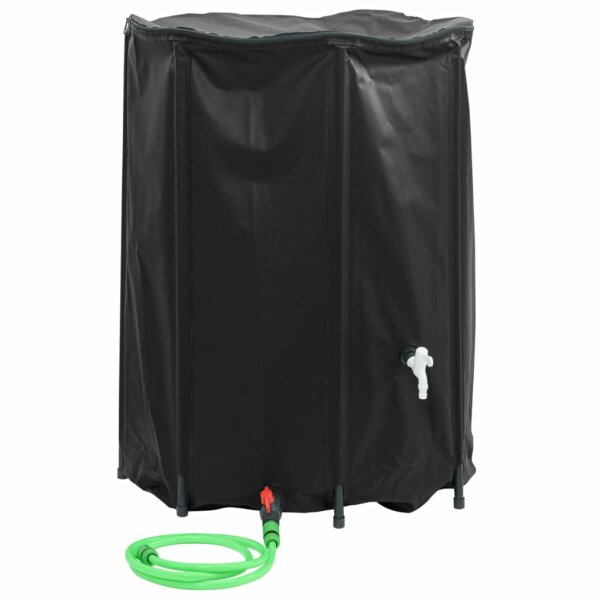 vidaXL Wassertank mit Wasserhahn Faltbar 1350 L PVC