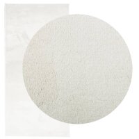 vidaXL Teppich OVIEDO Kurzflor Creme 100x200 cm