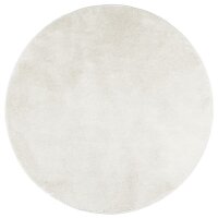 vidaXL Teppich OVIEDO Kurzflor Creme &Oslash; 200 cm