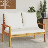 vidaXL Gartensofa 120 cm mit Kissen Massivholz Akazie