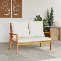 vidaXL Gartensofa 120 cm mit Kissen Massivholz Akazie