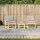 vidaXL 3-tlg. Garten-Lounge-Set Massivholz Kiefer