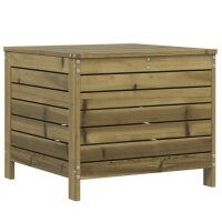 vidaXL Gartenhocker 62x63,5x53,5 cm Kiefernholz Impr&auml;gniert