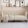 vidaXL Chesterfield-Sofa 2-Sitzer Creme Stoff