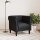 vidaXL Chesterfield-Sessel Schwarz Stoff