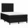 vidaXL Boxspringbett mit Matratze &amp; LED Schwarz 120x190 cm Stoff