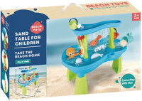 Beach Toys Sand- und Wassertisch mit Zubehör 19-teilig
