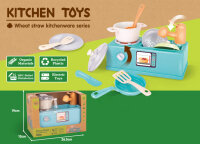 Kitchen Toys Spielzeugspüle mit Wasserhahn & Zubehör 11-teilig