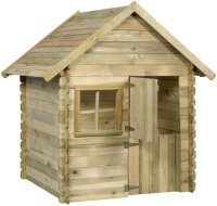 Swing King Louise Deluxe Spielhaus aus Holz 120 x 120 x...