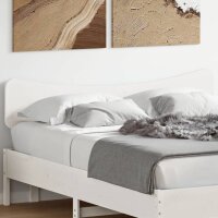 vidaXL Kopfteil Wei&szlig; 140 cm Massivholz Kiefer