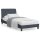 vidaXL Bett mit Matratze Dunkelgrau 90x190 cm Samt