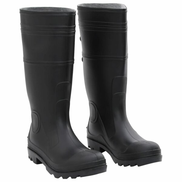 vidaXL Gummistiefel Schwarz Gr&ouml;&szlig;e 41 PVC