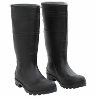 vidaXL Gummistiefel Schwarz Gr&ouml;&szlig;e 41 PVC