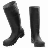 vidaXL Gummistiefel Schwarz Gr&ouml;&szlig;e 41 PVC