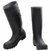 vidaXL Gummistiefel Schwarz Gr&ouml;&szlig;e 43 PVC