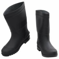 vidaXL Gummistiefel Schwarz Gr&ouml;&szlig;e 42 PVC