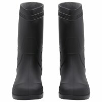 vidaXL Gummistiefel Schwarz Gr&ouml;&szlig;e 42 PVC