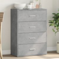 vidaXL Sideboard Betongrau 60x31x84 cm Holzwerkstoff