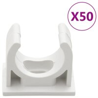 vidaXL Installationsrohre mit Clips &Oslash;20 mm 30 m PVC