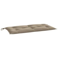 vidaXL Gartenbank-Auflage Taupe 110x50x7 cm Oxford-Gewebe