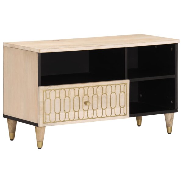 vidaXL TV-Schrank 80x33x46 cm Massivholz Mango