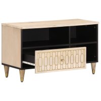 vidaXL TV-Schrank 80x33x46 cm Massivholz Mango