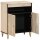 vidaXL Beistellschrank 60x33x75 cm Massivholz Mango