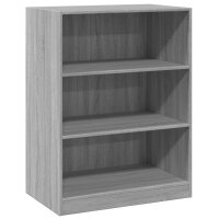 vidaXL Kleiderschrank Grau Sonoma 77x48x102 cm Holzwerkstoff