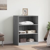 vidaXL Kleiderschrank Grau Sonoma 77x48x102 cm Holzwerkstoff