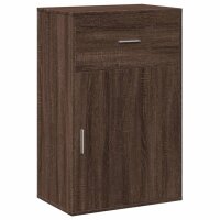 vidaXL Beistellschrank Braun Eichen-Optik 56,5x39x90 cm Holzwerkstoff