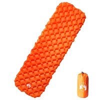 vidaXL Aufblasbare Isomatte Orange 190x58x6 cm