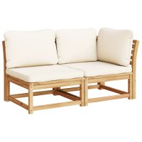 vidaXL 8-tlg. Garten-Lounge-Set mit Kissen Massivholz Akazie