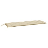 vidaXL Gartenbank-Auflagen 2 Stk. Beige 150x50x7 cm Oxford-Gewebe