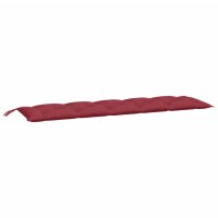 vidaXL Gartenbank-Auflage Weinrot 180x50x7 cm Oxford-Gewebe