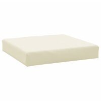 vidaXL Palettenkissen Creme 60x60x8 cm Oxford-Gewebe