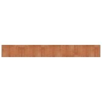 vidaXL Teppich Rechteckig Braun 60x500 cm Bambus