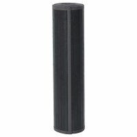 vidaXL Teppich Rechteckig Grau 60x500 cm Bambus