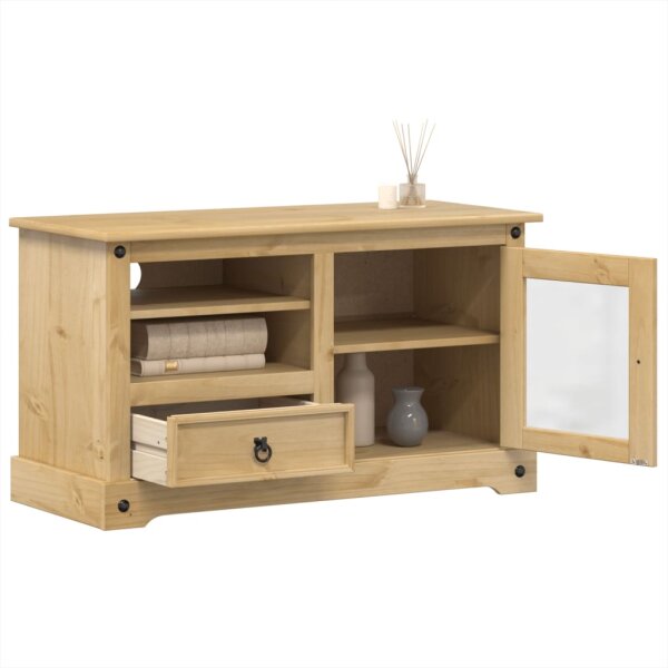 vidaXL TV-Schrank Corona 100x45x58 cm Massivholz Kiefer