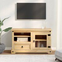 vidaXL TV-Schrank Corona 100x45x58 cm Massivholz Kiefer