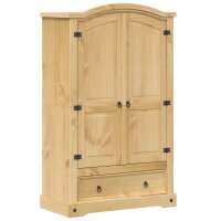 vidaXL Kleiderschrank Corona 101x52x170 cm Massivholz Kiefer