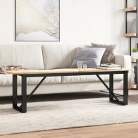 vidaXL Couchtisch-Gestell in O-Form 140x30x43 cm Gusseisen