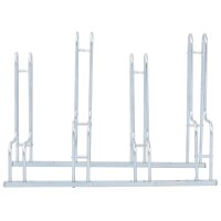 vidaXL Fahrradst&auml;nder f&uuml;r 4 Fahrr&auml;der Freistehend Verzinkter Stahl