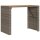 vidaXL Gartentisch mit Holzplatte Grau 145x80x110 cm Poly Rattan